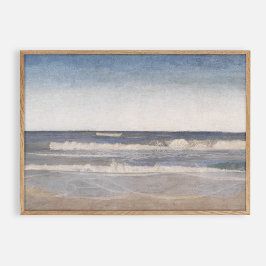 Póster El paisaje marino de Jutland, la cosecha de aceite