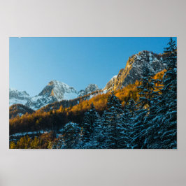 Póster El paisaje otoñal e invernal