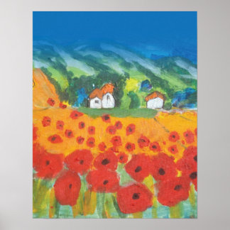 Póster El paisaje provenzal y la visión de los niños