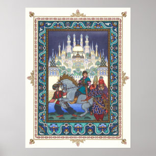 Póster El pájaro de fuego de Boris Zvorykin