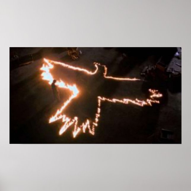 Póster El pájaro del fuego de la CRUZ (Frente)