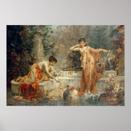 Póster El pájaro Mascota por Hans Zatzka - poster