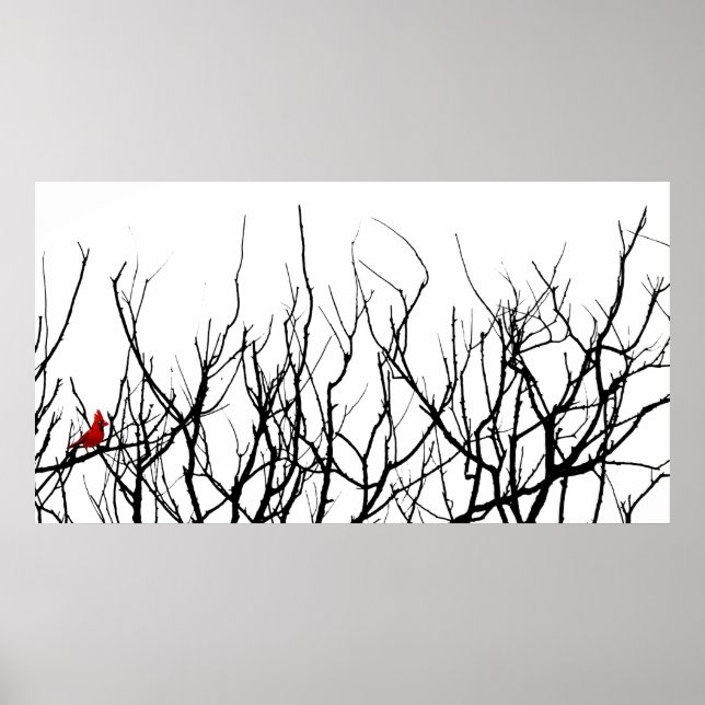 Póster El pájaro rojo de Leslie Peppers (Frente)