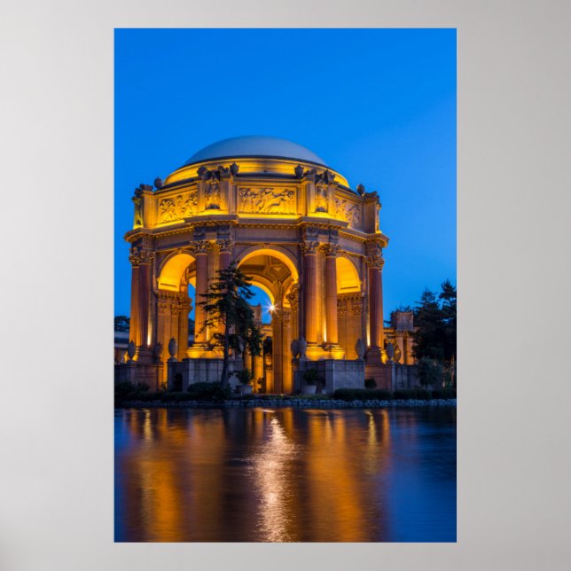Póster El Palacio de Bellas Artes al amanecer (Frente)
