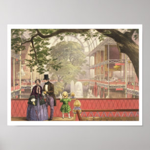 Póster El Palacio de Cristal, el Transept from South Gall