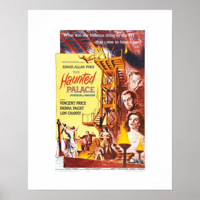 Póster El Palacio de los Haunted (Frente)