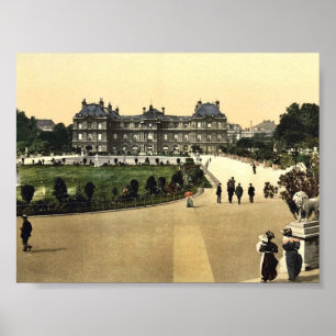 Póster El palacio de Luxemburgo, foto de la obra clásica