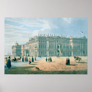 Póster El palacio del invierno según lo visto de paso del