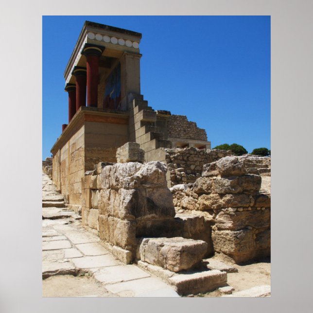 Póster El Palacio Minoano de Knossos (Frente)