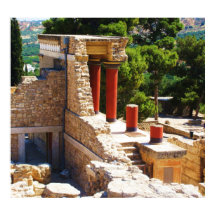 El Palacio Minoano del POSTER Knossos