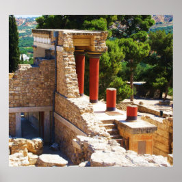 Póster El Palacio Minoano del POSTER Knossos
