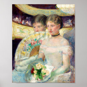 Póster El palco por Mary Cassatt
