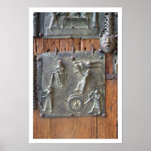Póster El panel de la puerta de la mano izquierda, siglo