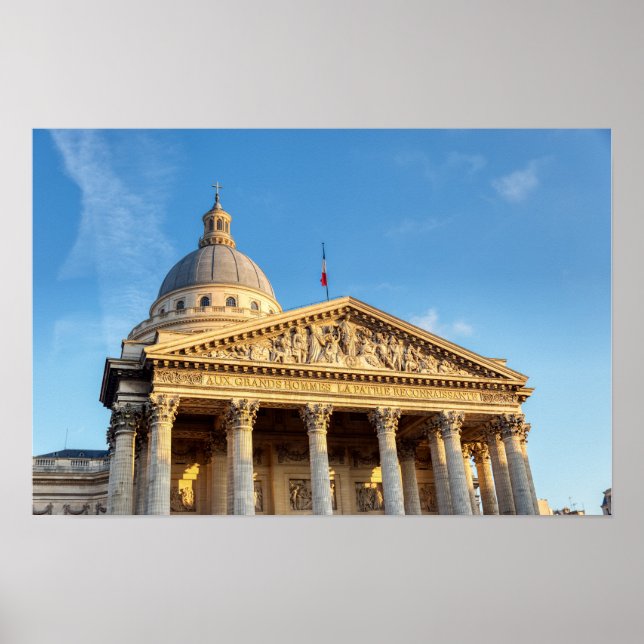 Póster El Panteón en París, Francia (Frente)