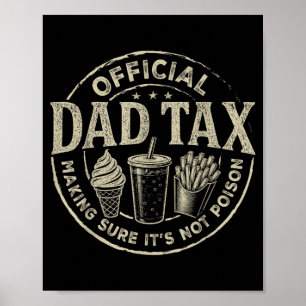 Póster El papá comparte asegurándose de no envenenar a lo