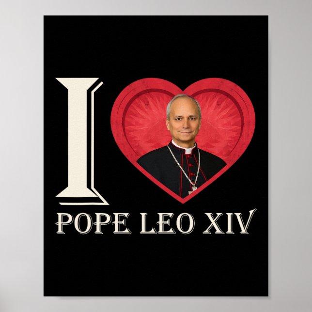 Póster El Papa Corazón Robert Francis Prevota a Leo Xiv 2 (Frente)
