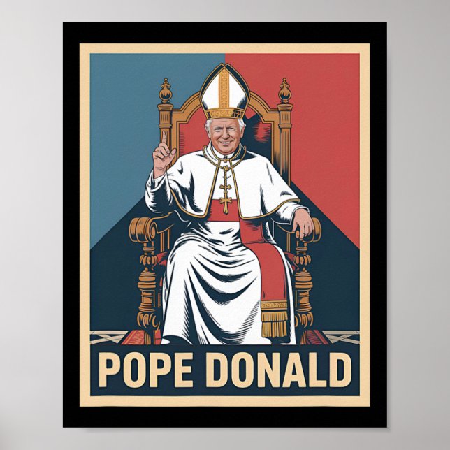 Póster El Papa Donald Trump (Frente)