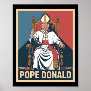 Póster El Papa Donald Trump