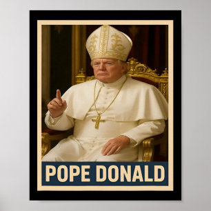 Póster El Papa Donald Trump