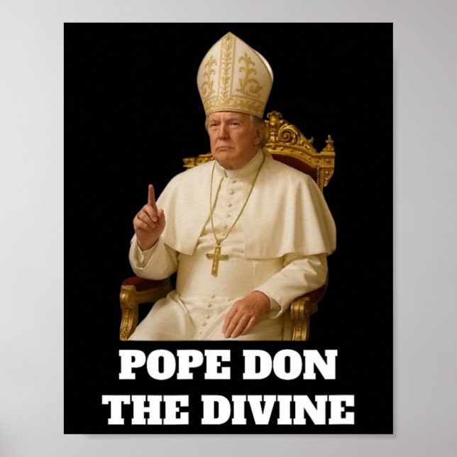 Póster El Papa Donald Trump, el divino (Frente)