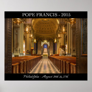 Póster El Papa Francisco visitó al Poster de Filadelfia 2
