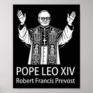Póster El Papa Leo Xiv Robert Francis Prevost