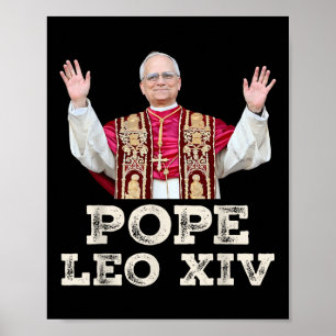 Póster El Papa León Xiv Robert Francis Prevota Primero No