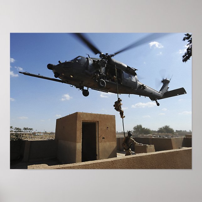 Póster El pararescudo de la Fuerza Aérea de Estados Unido (Frente)