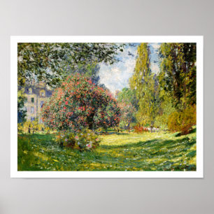 Póster El Parc Monceau de Claude Monet
