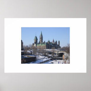 Póster El parlamento de Ottawa