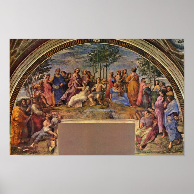 Póster El Parnassus De Raffael (Mejor Calidad) (Frente)