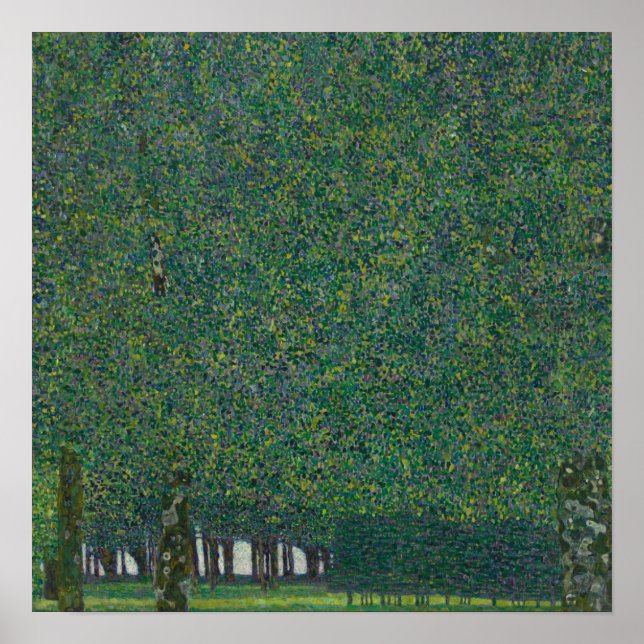 Póster El Parque — Gustav Klimt (1910 o antes) (Frente)