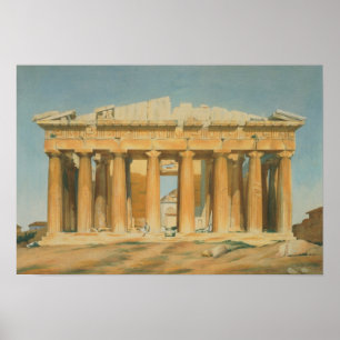 Póster El Partenón, Atenas, 1810-37