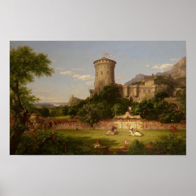 Póster El pasado (1838) — Thomas Cole (Frente)