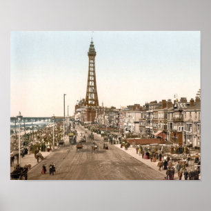Póster El Paseo, Blackpool, Inglaterra