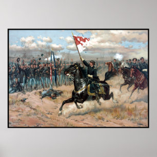 Póster El paseo de Sheridan -- Guerra civil