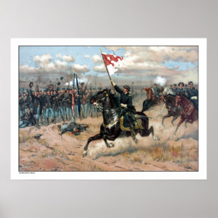 Póster El paseo de Sheridan -- Guerra civil