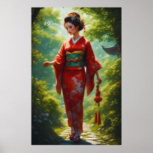 Póster El paseo del kimono