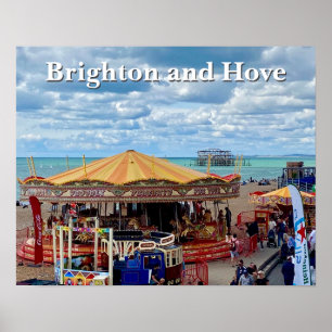 Póster El paseo marítimo de Brighton y Hove