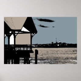 Póster El paseo marítimo de Lonsdale Quay