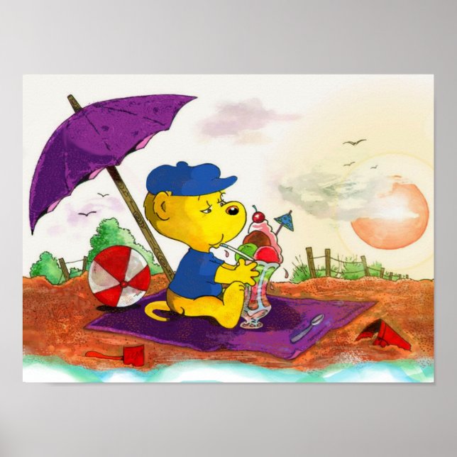 Póster El paseo marítimo helado de Ferald (Frente)