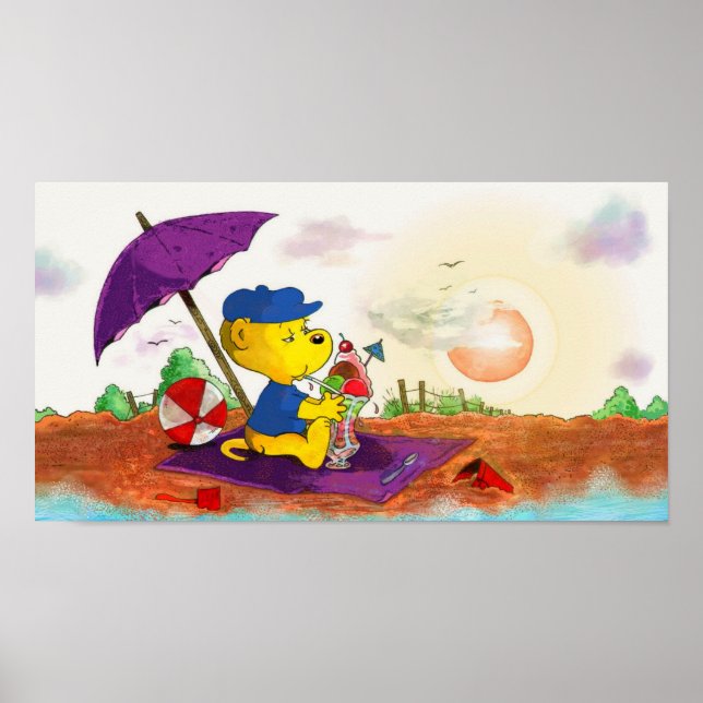 Póster El paseo marítimo helado de Ferald (Frente)