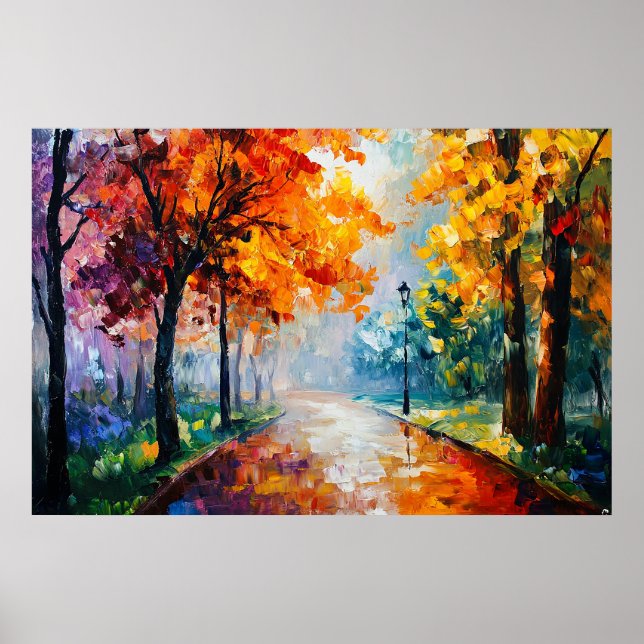 Póster El paso de oro del otoño (Frente)