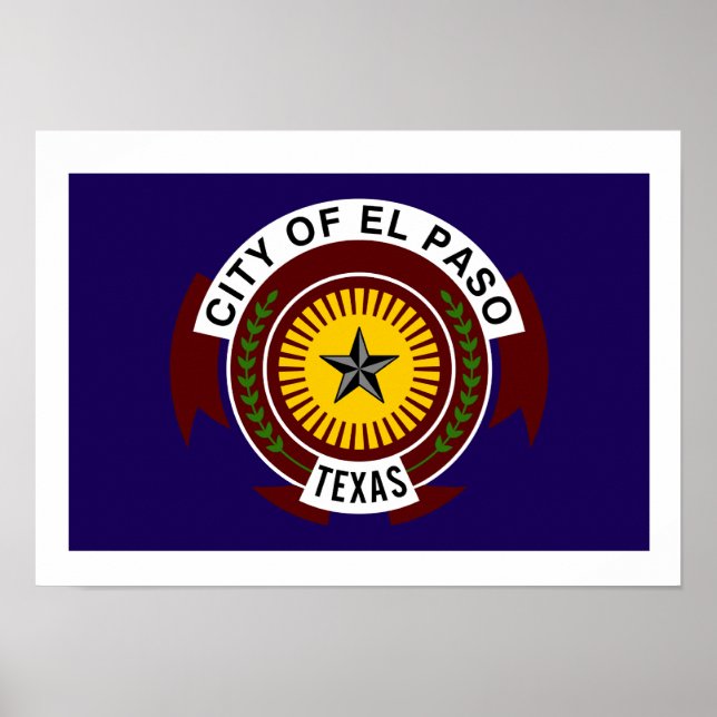 Póster El Paso, Texas (Frente)