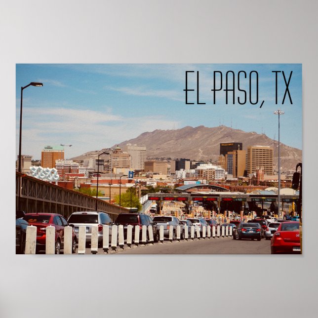 Póster El paso Texas (Frente)