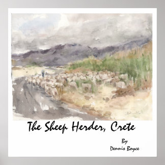 Póster El pastor, Creta...
