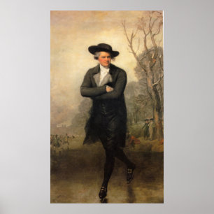 Póster El patinador, de Gilbert Stuart