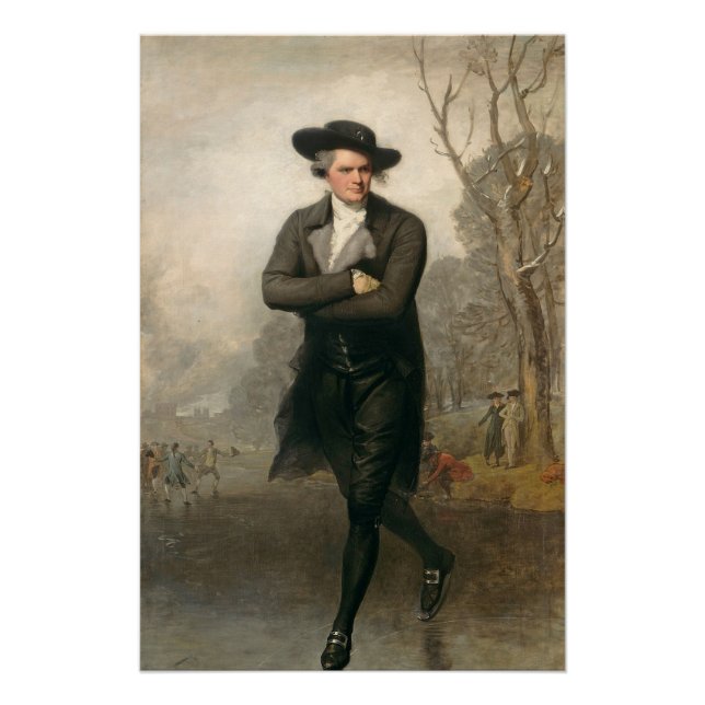 Póster El patinador (retrato de William Grant) (Anverso)