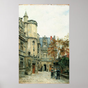 Póster El patio del Museo de Cluny, c.1878-80
