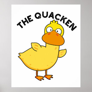 Póster El Pato Divertido Castigo de Quacken 